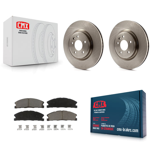 [Avant] Kit de Disque et plaquette (céramique) de frein pour 2013 Ford Explorer Sport avec Heavy Duty Brakes K8C-100511