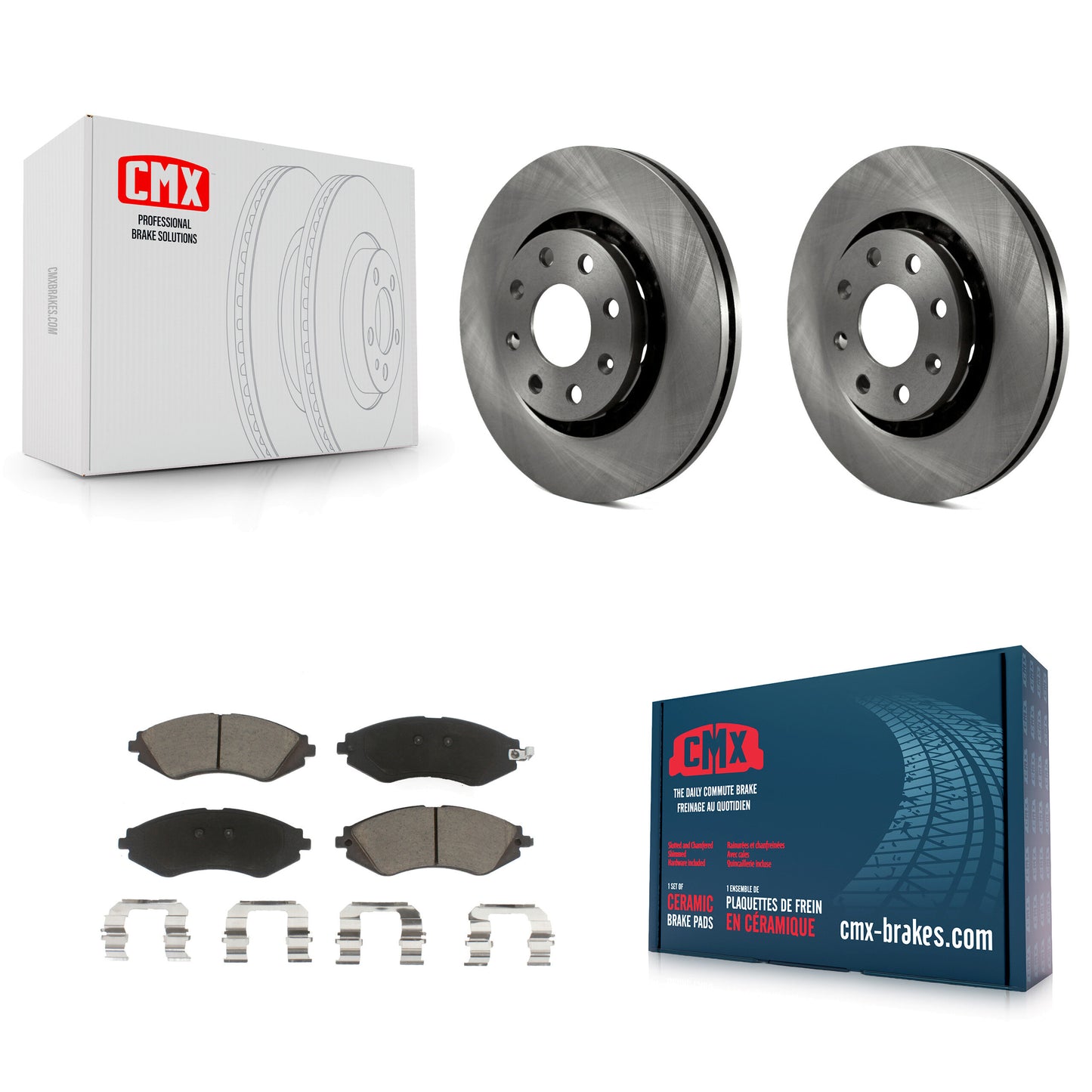 [Avant] Kit de Disque et plaquette (céramique) de frein pour Chevrolet Aveo Spark Aveo5 EV Pontiac G3 Daewoo Lanos Suzuki Wave Wave5 Swift+ K8C-100524