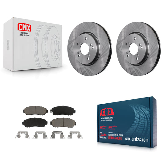 [Avant] Kit de Disque et plaquette (céramique) de frein pour Honda CR-V Acura RDX Accord Crosstour K8C-100531