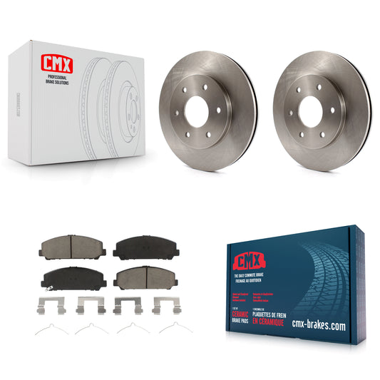 [Avant] Kit de Disque et plaquette (céramique) de frein pour 2007 INFINITI QX56 avec 320mm Diameter Rotor To 03 07 K8C-100542