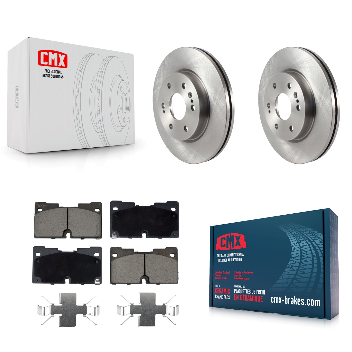 [Avant] Disque et plaquette de frein pour GMC Chevrolet Silverado 1500 Sierra Yukon Tahoe XL K8C-100547