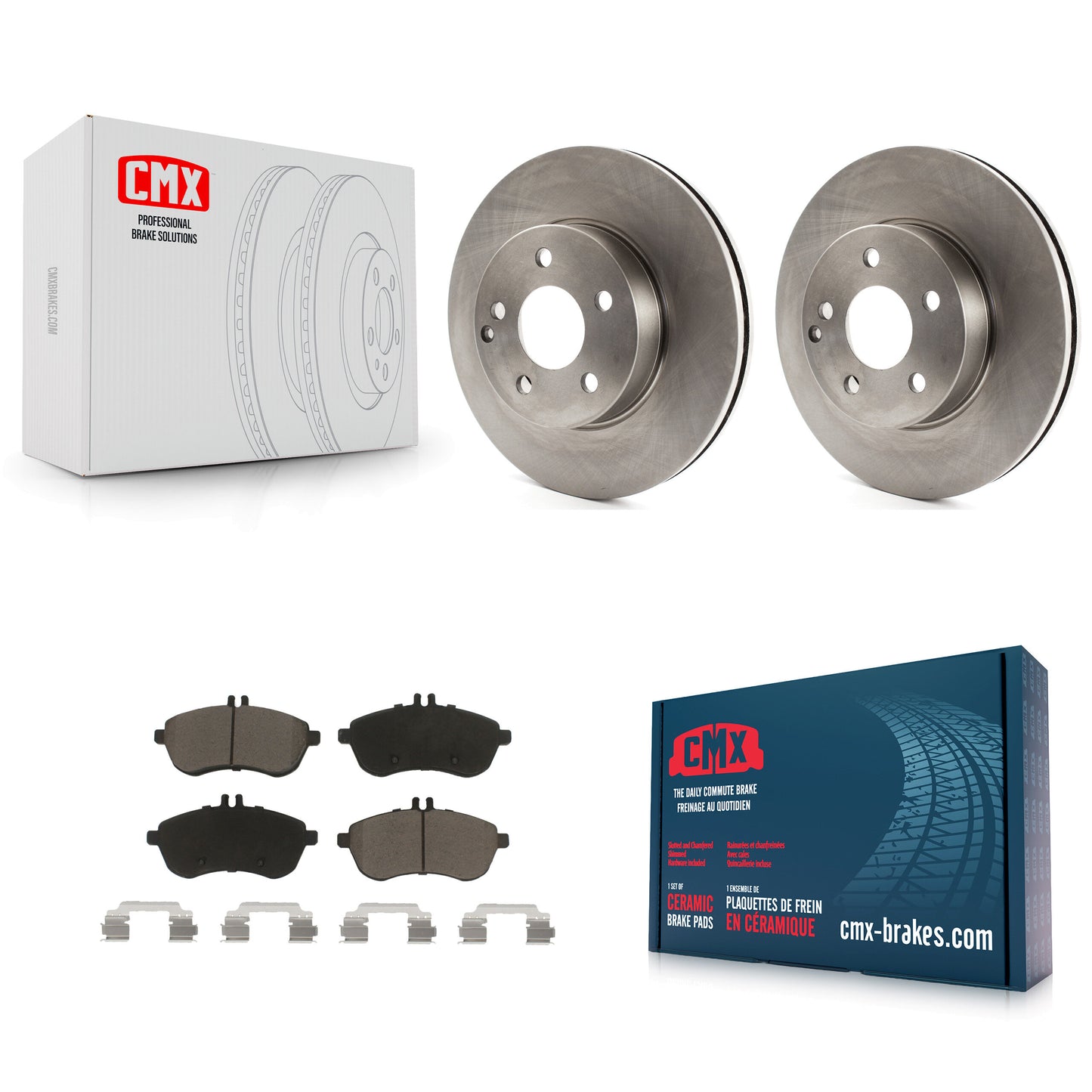 [Avant] Kit de Disque et plaquette (céramique) de frein pour Mercedes-Benz C300 C250 C230 K8C-100553