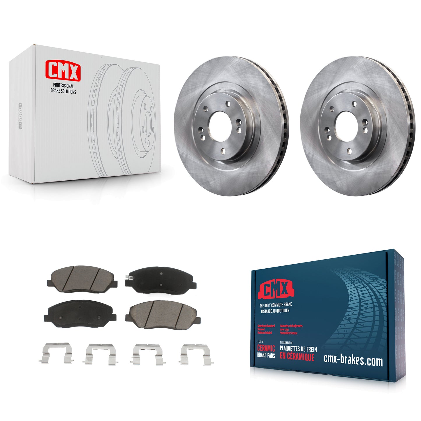 [Avant] Kit de Disque et plaquette (céramique) de frein pour 2013-2016 Hyundai Santa Fe XL 3.3L K8C-100558