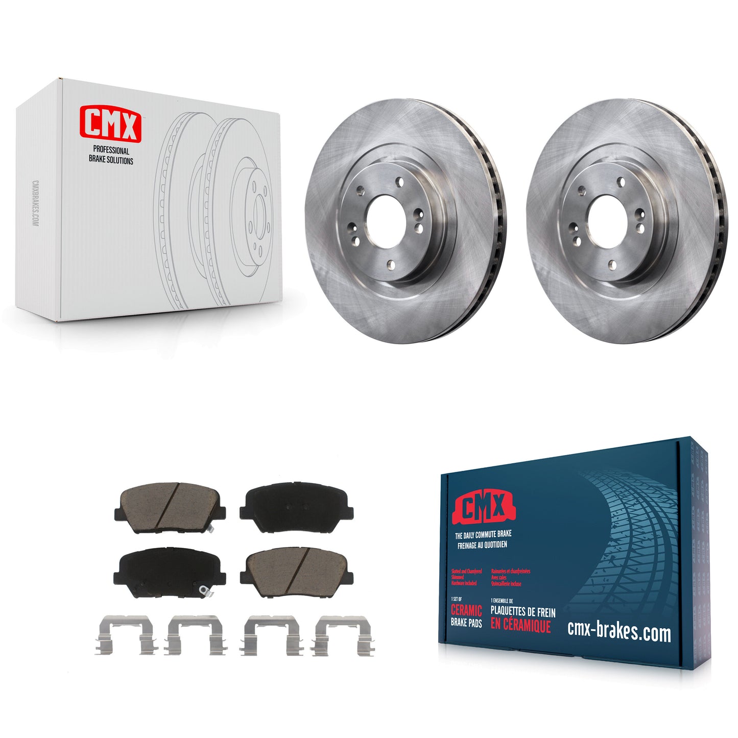[Avant] Kit de Disque et plaquette (céramique) de frein pour Kia Sorento Hyundai Santa Fe Sport K8C-100560