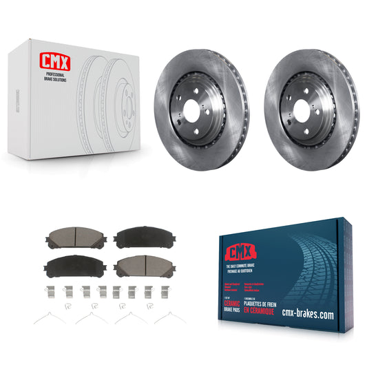 [Avant] Kit de Disque et plaquette (céramique) de frein pour Toyota Highlander Sienna Lexus RX350 NX200t NX300 RX450h NX300h K8C-100562