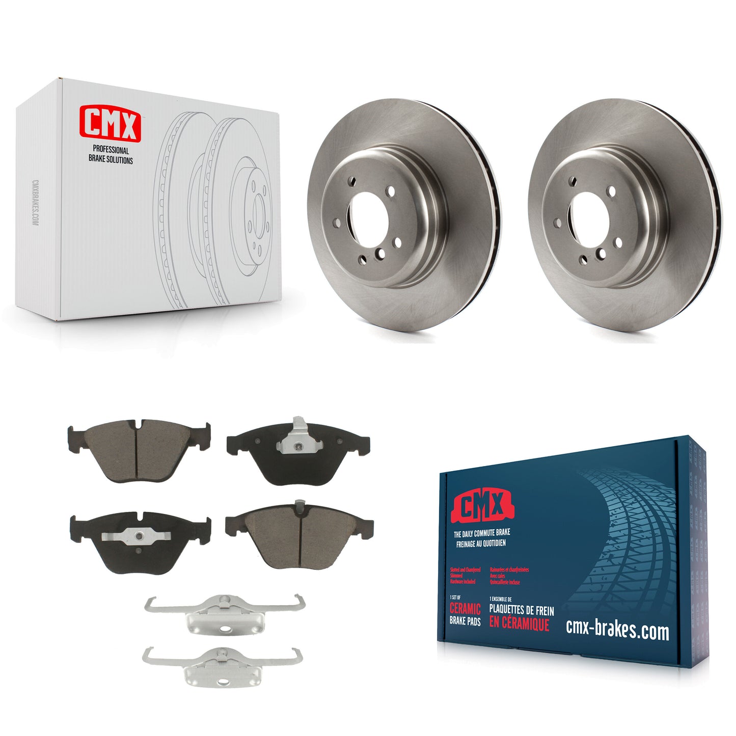 [Avant] Kit de Disque et plaquette (céramique) de frein pour BMW 650i 535i 550i 645Ci 545i K8C-100579