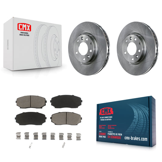 [Avant] Kit de Disque et plaquette (céramique) de frein pour Ford Edge Mazda CX-7 Lincoln MKX K8C-100582
