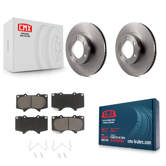 [Avant] Kit de Disque et plaquette (céramique) de frein pour Toyota 4Runner Lexus GX470 K8C-100585