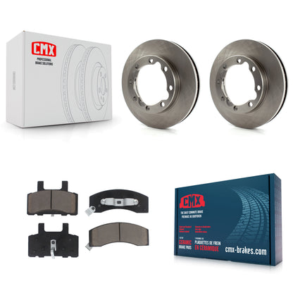 [Avant] Kit de Disque et plaquette (céramique) de frein pour Dodge Ram 2500 K3500 3500 Chevrolet GMC K8C-100591