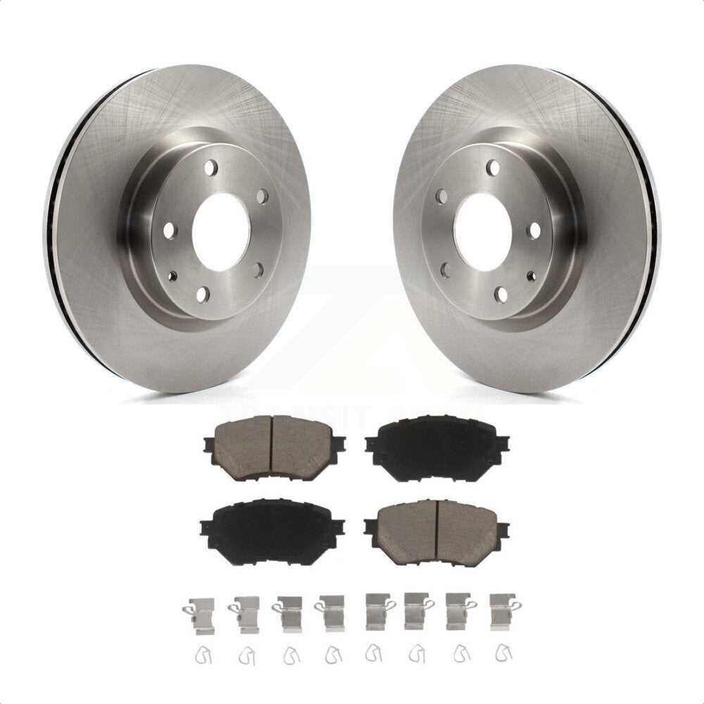 [Avant] Kit de Disque et plaquette (céramique) de frein pour Mazda 3 Sport Vehicles Manufactured In Mexico 2.5L K8C-100593 par Transit Auto