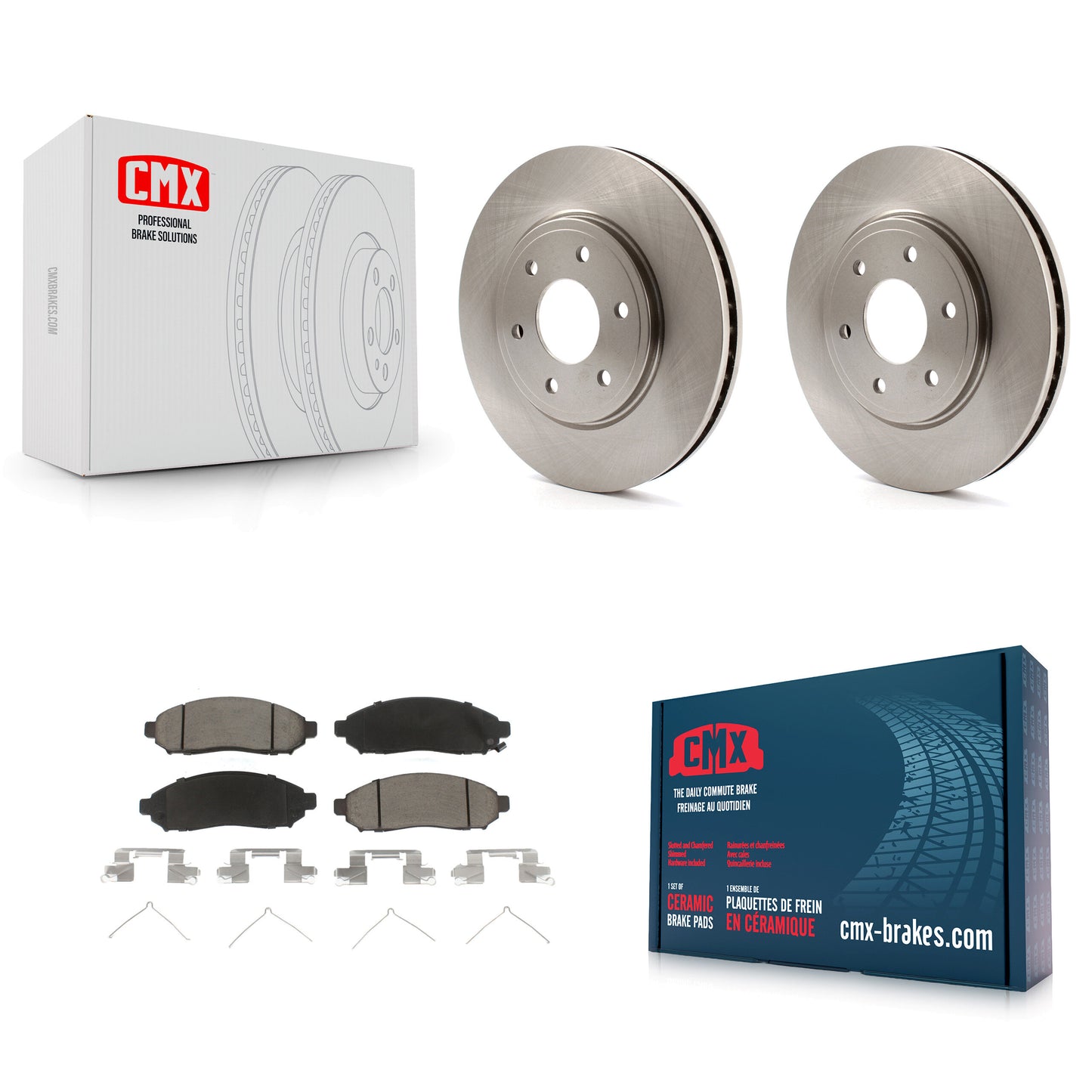 [Avant] Kit de Disque et plaquette (céramique) de frein pour Nissan Frontier Suzuki Equator 2.5L K8C-100598