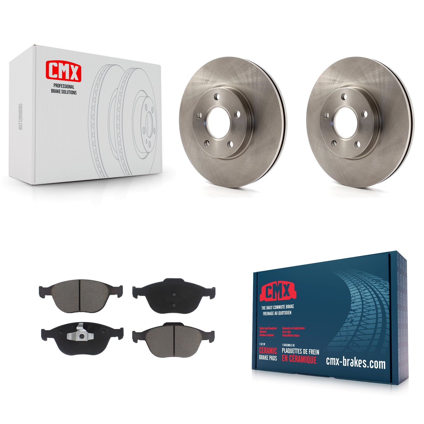 [Avant] Kit de Disque et plaquette (céramique) de frein pour 2010-2013 Ford Connect K8C-100599
