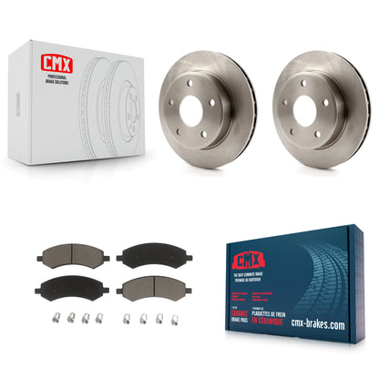 [Avant] Kit de Disque et plaquette (céramique) de frein pour Dakota Dodge Mitsubishi Raider Ram K8C-100605