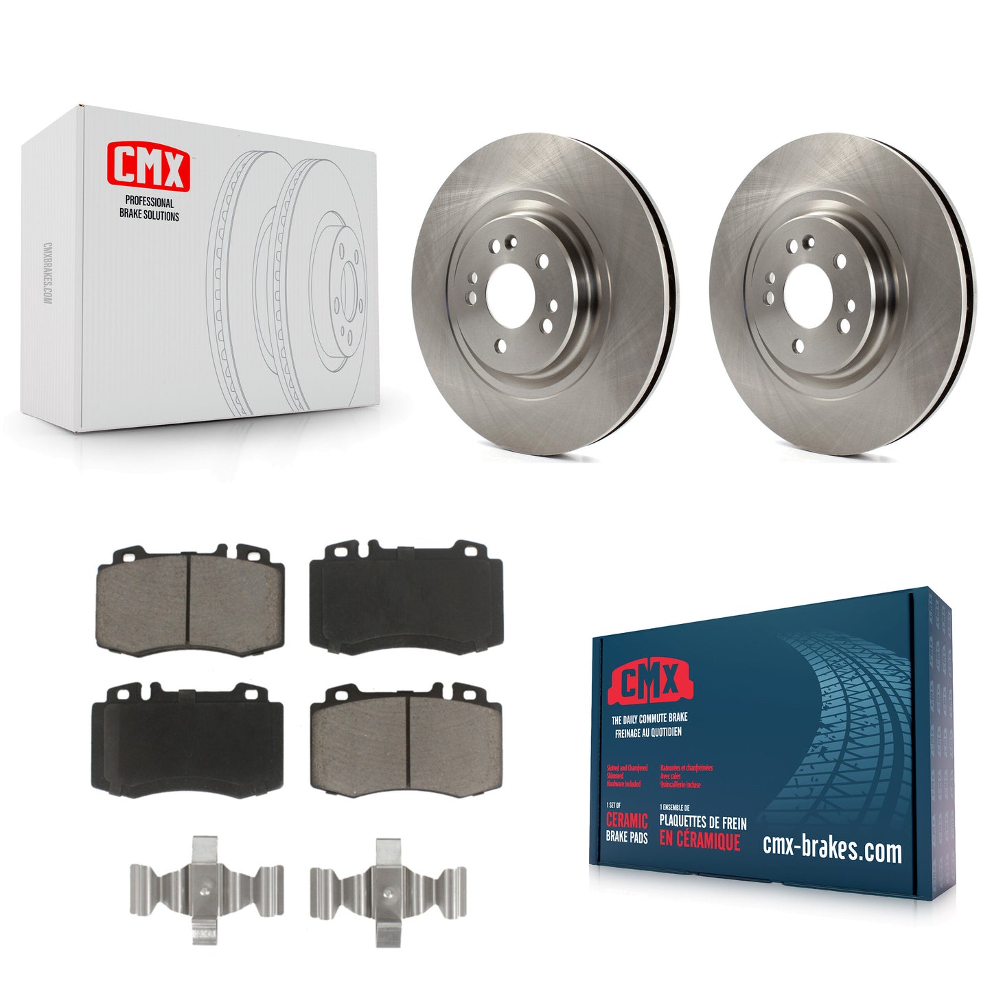 [Avant] Kit de Disque et plaquette (céramique) de frein pour Mercedes-Benz ML500 ML430 ML55 AMG K8C-100609