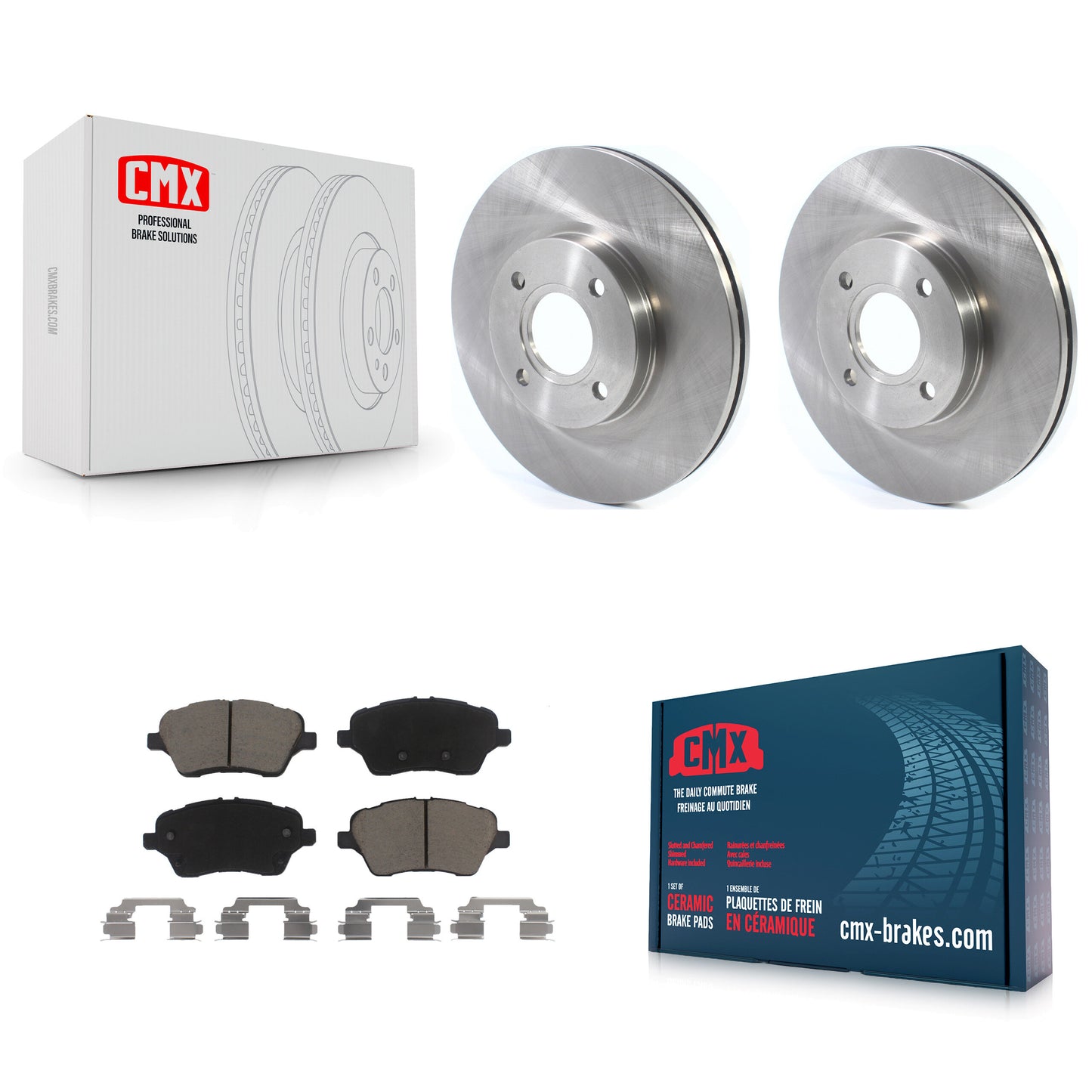 [Avant] Kit de Disque et plaquette (céramique) de frein pour 2014-2019 Ford Fiesta ST K8C-100615