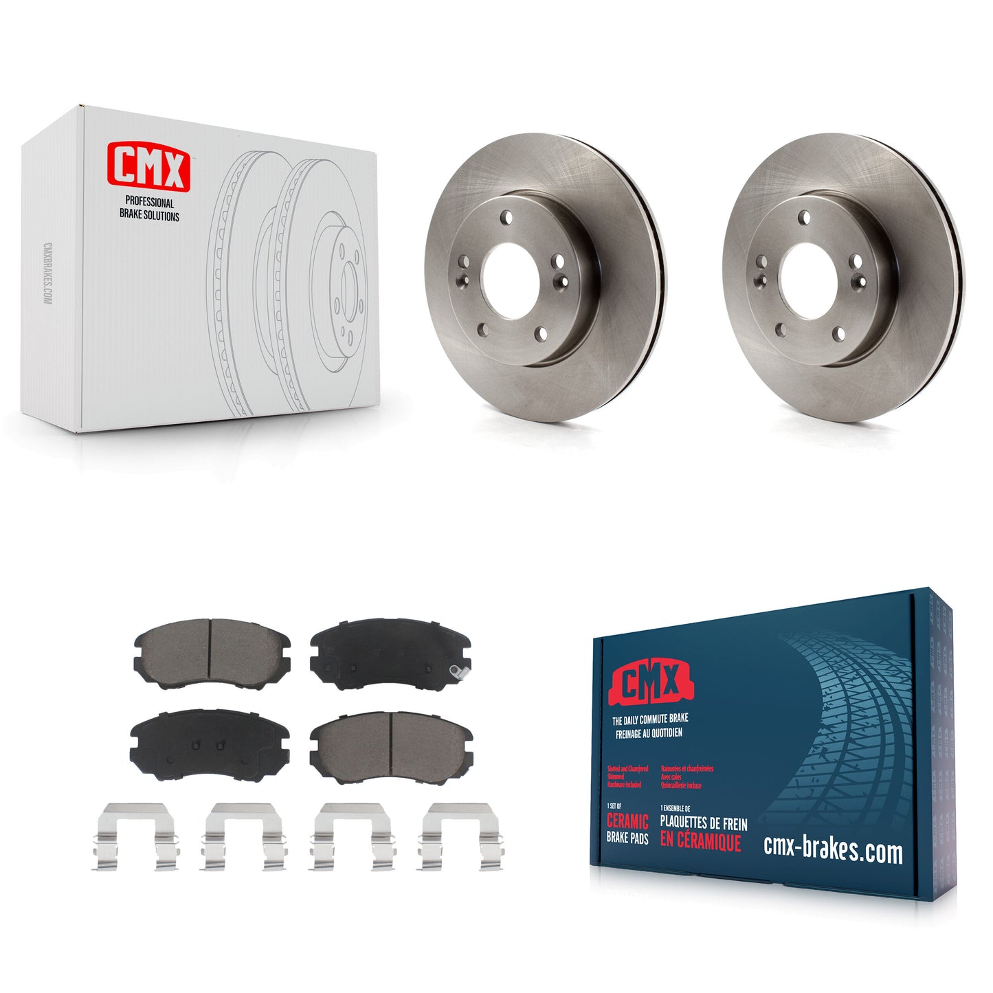 [Avant] Kit de Disque et plaquette (céramique) de frein pour 2010-2011 Kia Soul 1.6L K8C-100624