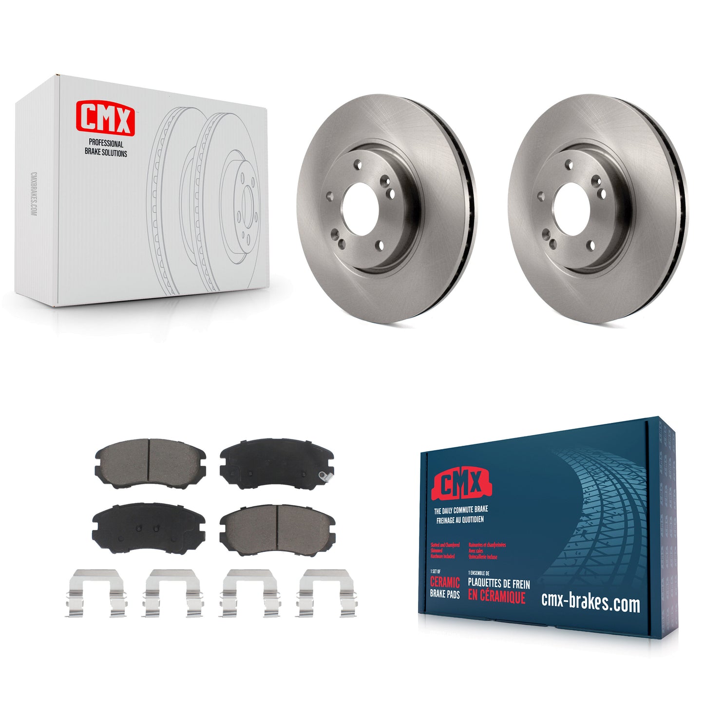 [Avant] Kit de Disque et plaquette (céramique) de frein pour 2006-2010 Hyundai Sonata 3.3L K8C-100625