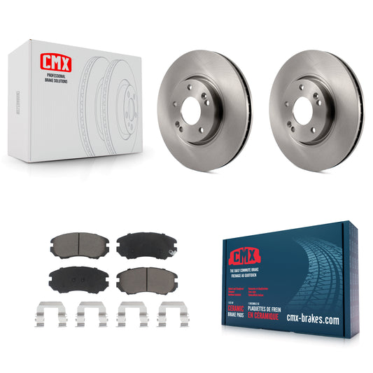 [Avant] Kit de Disque et plaquette (céramique) de frein pour 2006-2010 Hyundai Sonata 3.3L K8C-100625