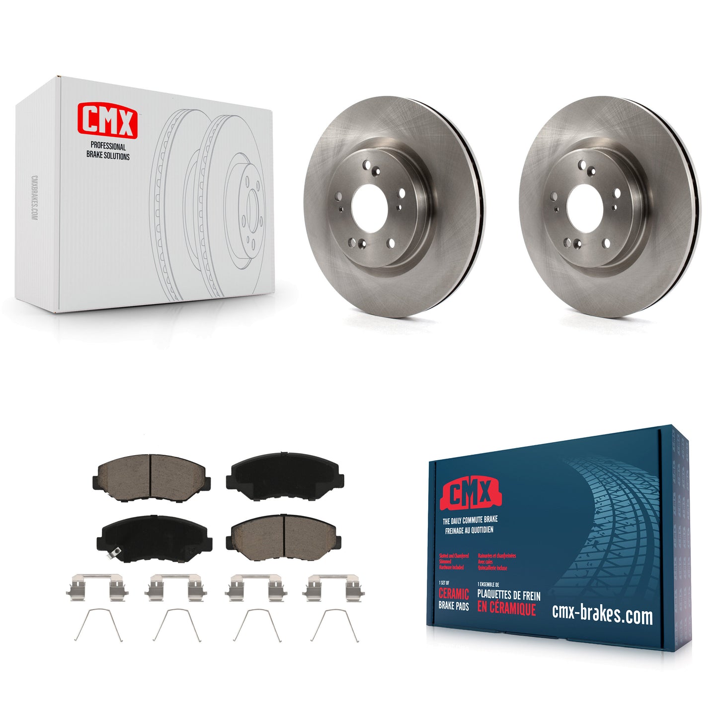 [Avant] Kit de Disque et plaquette (céramique) de frein pour 2012-2016 Honda CR-V FWD K8C-100632