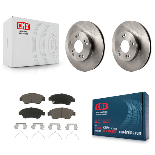 [Avant] Kit de Disque et plaquette (céramique) de frein pour Honda Civic Acura ILX K8C-100634