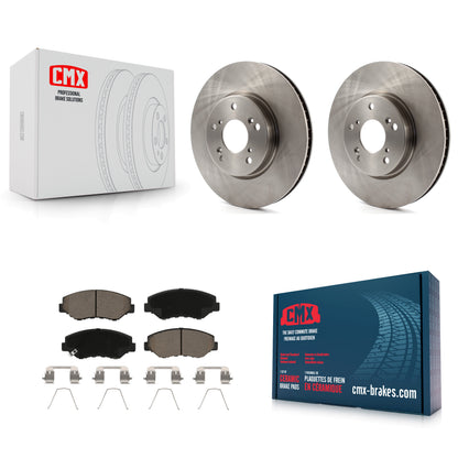 [Avant] Kit de Disque et plaquette (céramique) de frein pour 2015 Honda Civic EX avec Manual transmission K8C-100635