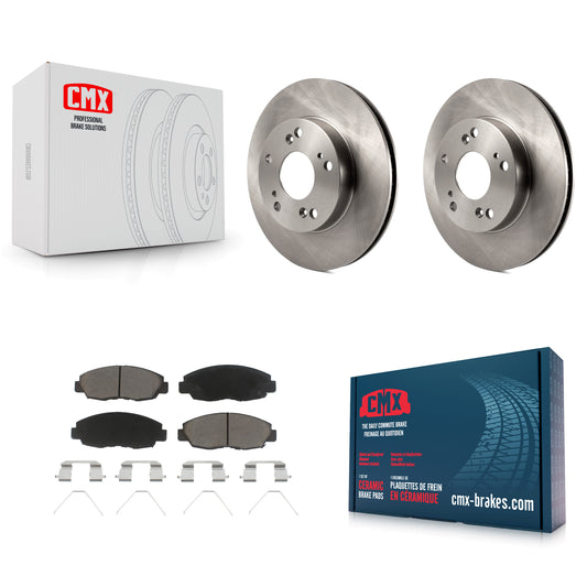 [Avant] Kit de Disque et plaquette (céramique) de frein pour Honda Civic K8C-100638