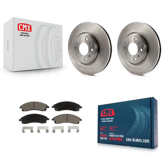 [Avant] Kit de Disque et plaquette (céramique) de frein pour 2006-2007 Cadillac CTS Base avec Sport Suspension K8C-100650