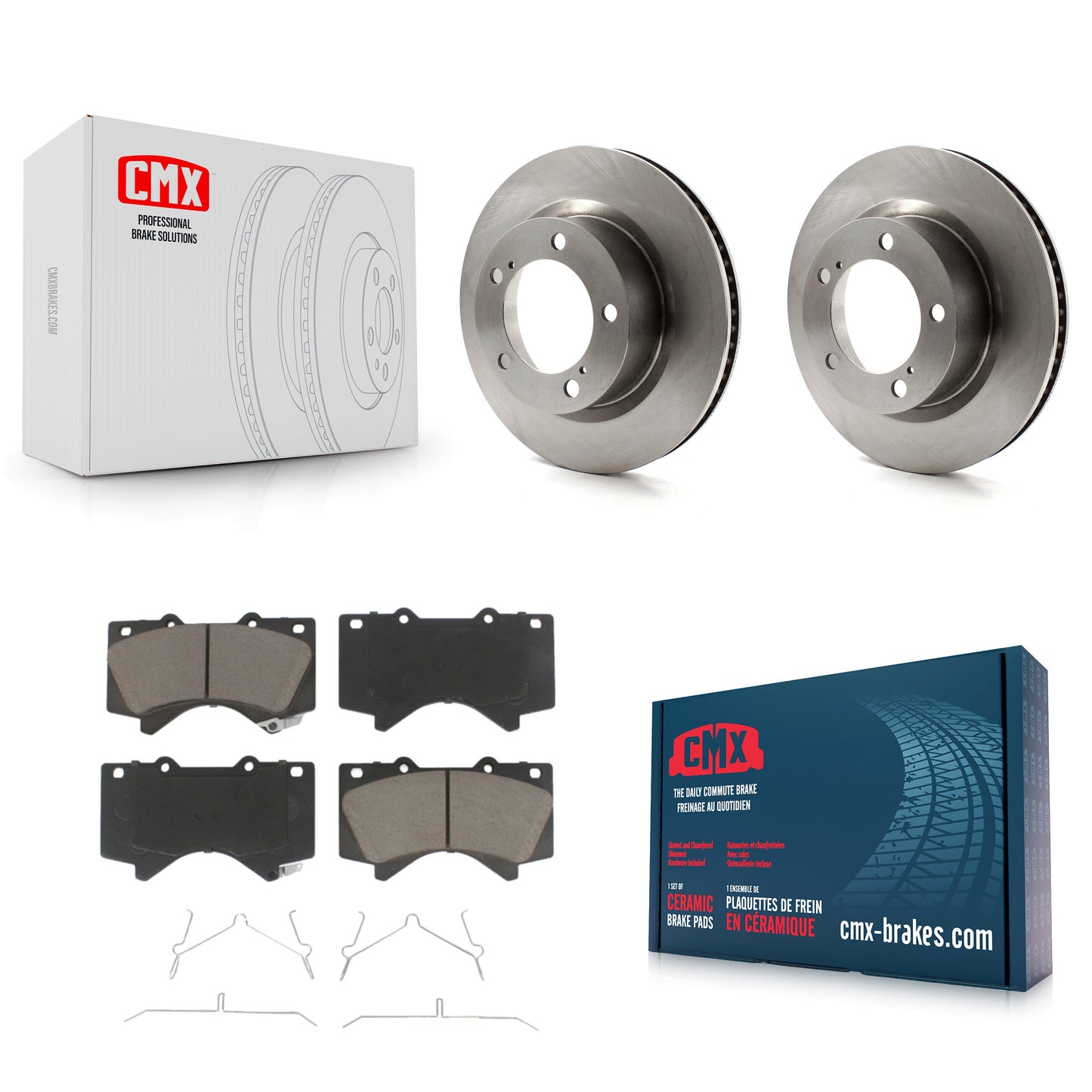 [Avant] Kit de Disque et plaquette (céramique) de frein pour Toyota Land Cruiser Lexus LX570 K8C-100653