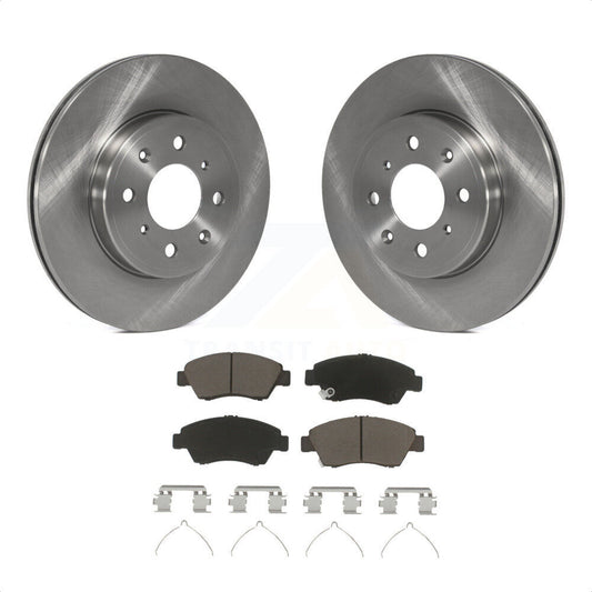 [Avant] Kit de Disque et plaquette (céramique) de frein pour 2015-2020 Honda Fit K8C-100659 par Transit Auto