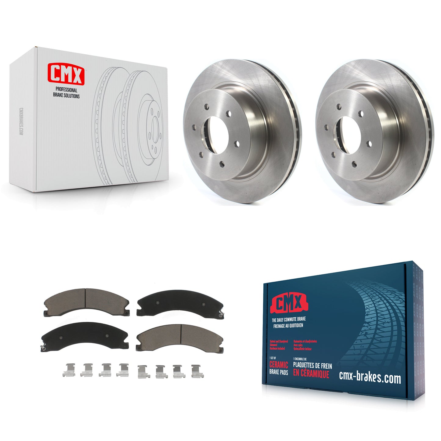 [Avant] Kit de Disque et plaquette (céramique) de frein pour 2016-2023 Nissan TITAN XD K8C-100685