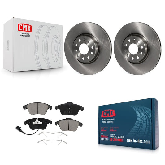 [Avant] Kit de Disque et plaquette (céramique) de frein pour Volkswagen Passat Tiguan Audi Q3 Quattro Limited K8C-100702