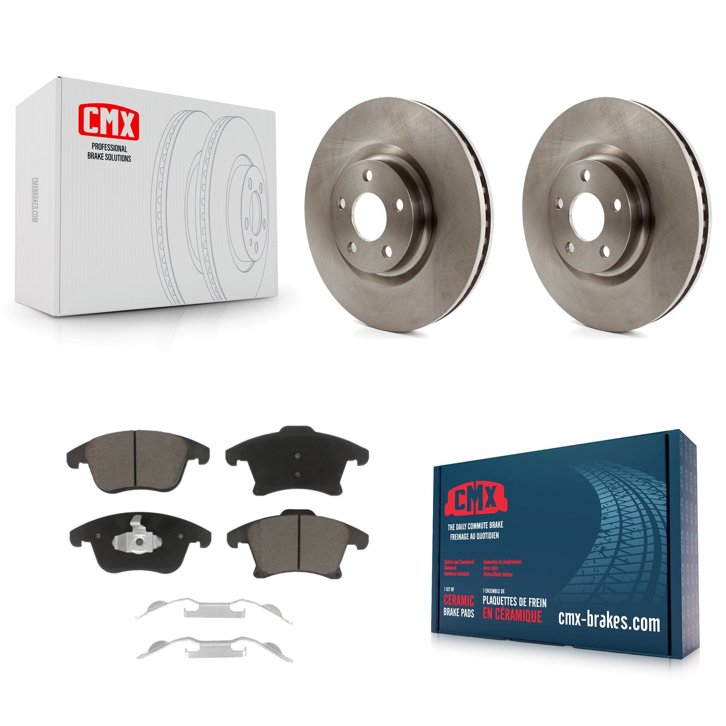 [Avant] Kit de Disque et plaquette (céramique) de frein pour 2019-2020 Ford Police Responder Hybrid SSV Plug-In K8C-100709