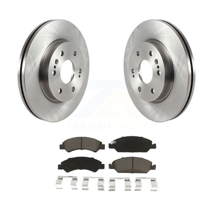 [Avant] Kit de Disque et plaquette (céramique) de frein pour 2019 Chevrolet Silverado 1500 LD avec 4 Piston Caliper K8C-100711 par Transit Auto