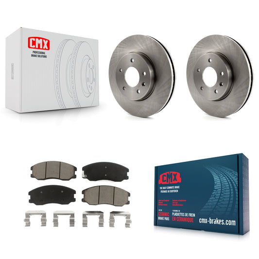 [Avant] Kit de Disque et plaquette (céramique) de frein pour Chevrolet Equinox Saturn Vue Captiva Sport Pontiac Torrent Suzuki XL-7 K8C-100717