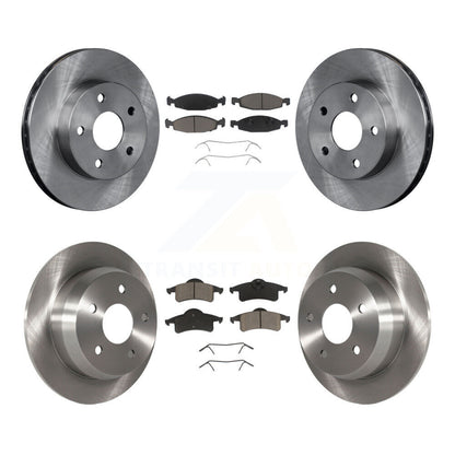[Avant + Arrière] Kit de Disque et plaquette (céramique) de frein pour 1999-2002 Jeep Grand Cherokee avec Teves & ATE Caliper K8C-100718