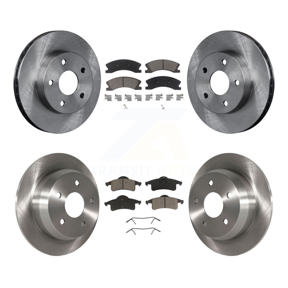 [Avant + Arrière] Kit de Disque et plaquette (céramique) de frein pour Jeep Grand Cherokee K8C-100719