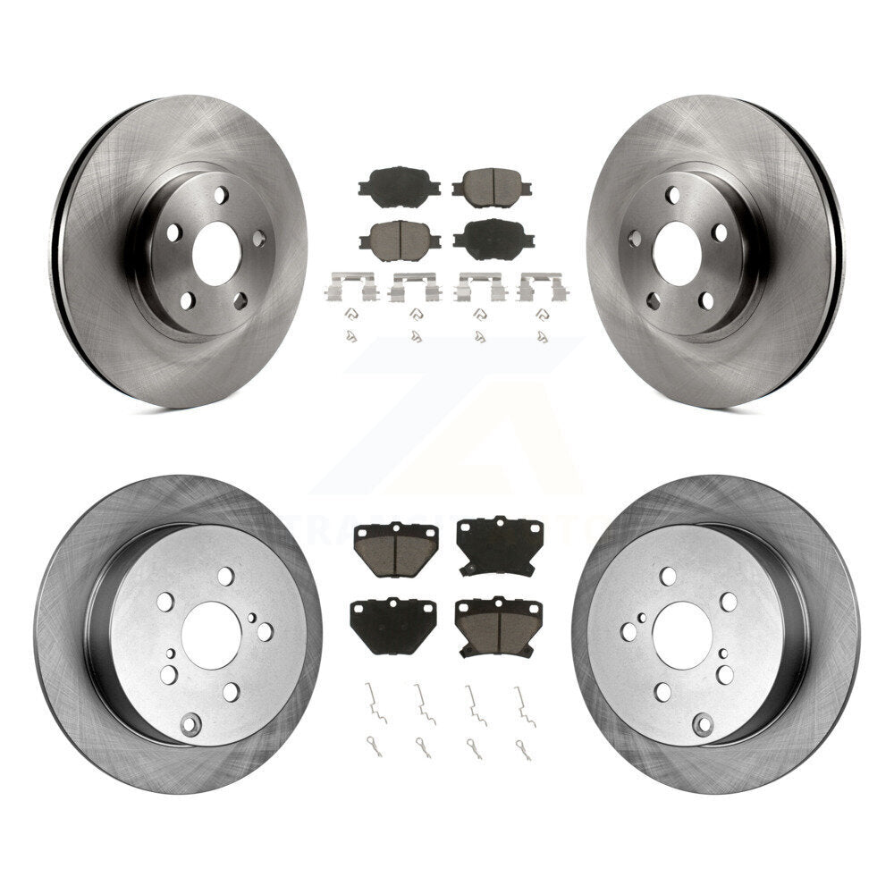 [Avant + Arrière] Kit de Disque et plaquette (céramique) de frein pour Toyota Celica K8C-100720