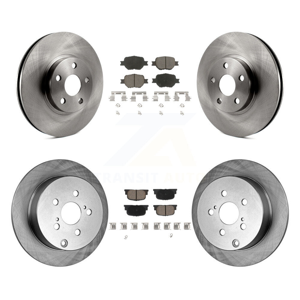 [Avant + Arrière] Kit de Disque et plaquette (céramique) de frein pour 2005-2010 Scion tC K8C-100721