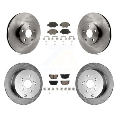 [Avant + Arrière] Kit de Disque et plaquette (céramique) de frein pour 2005-2010 Scion tC K8C-100721