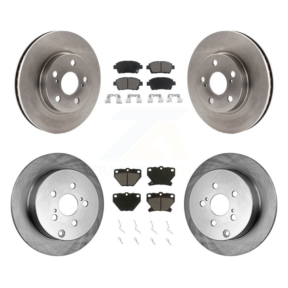 [Avant + Arrière] Kit de Disque et plaquette (céramique) de frein pour 2000 Toyota Celica GT K8C-100722