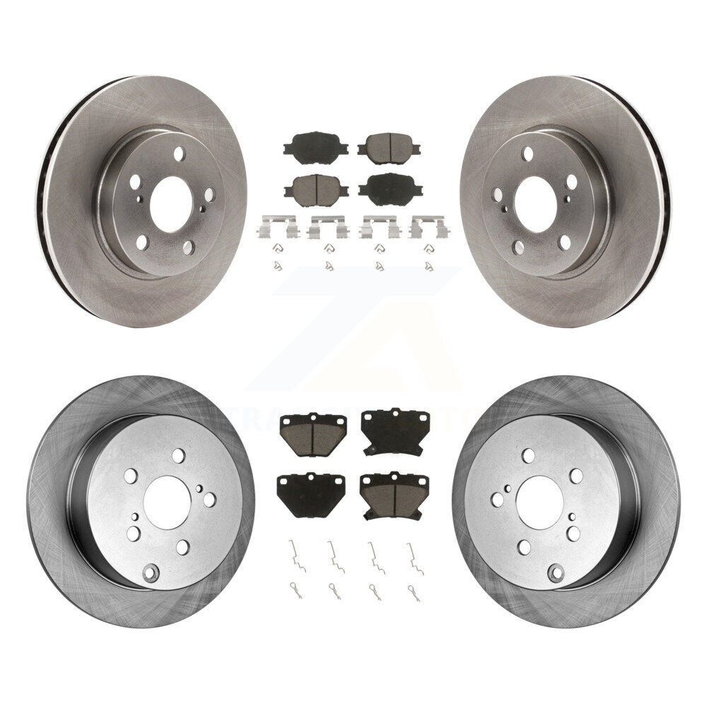 [Avant + Arrière] Kit de Disque et plaquette (céramique) de frein pour 2001 Toyota Celica GT K8C-100723