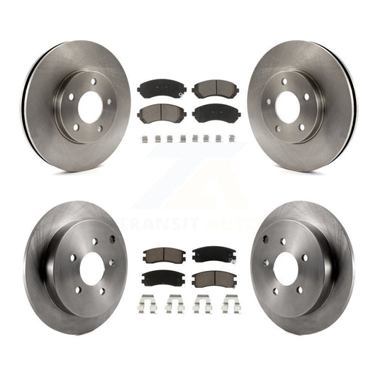 [Avant + Arrière] Kit de Disque et plaquette (céramique) de frein pour Buick Rendezvous Chevrolet Venture Pontiac Montana Aztek Oldsmobile Silhouette K8C-100724