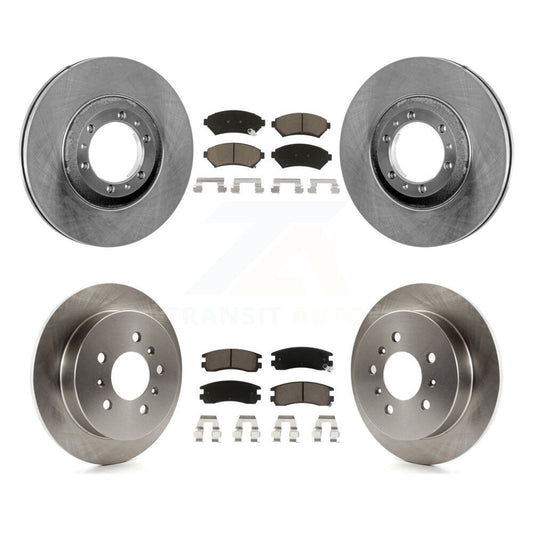 [Avant + Arrière] Kit de Disque et plaquette (céramique) de frein pour Buick Century Pontiac Grand Prix Chevrolet Venture Regal Oldsmobile Intrigue Montana Trans Sport K8C-100725