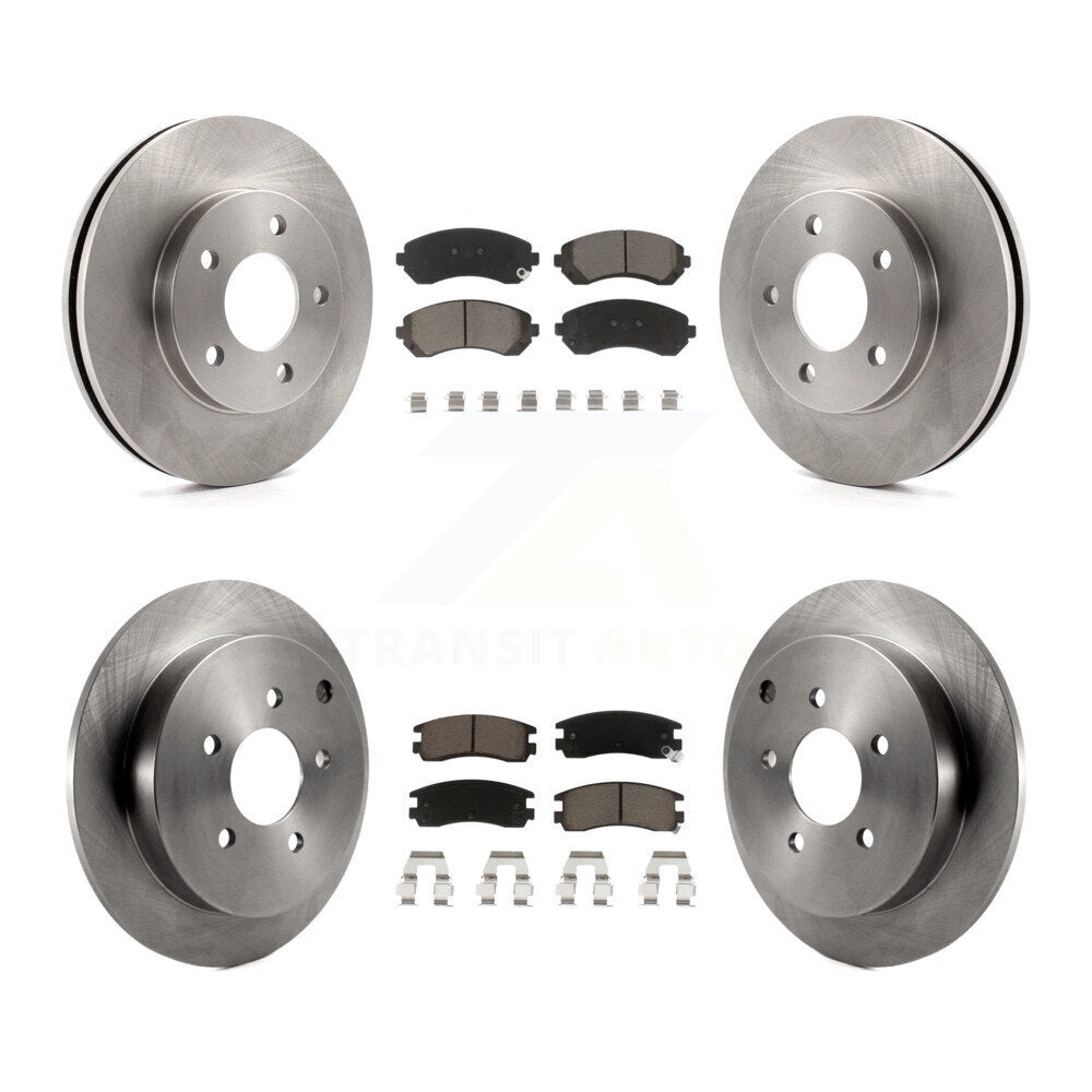[Avant + Arrière] Kit de Disque et plaquette (céramique) de frein pour Buick Rendezvous Pontiac Aztek K8C-100727