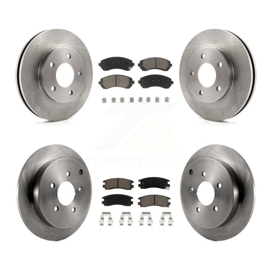 [Avant + Arrière] Kit de Disque et plaquette (céramique) de frein pour Buick Rendezvous Pontiac Aztek K8C-100727