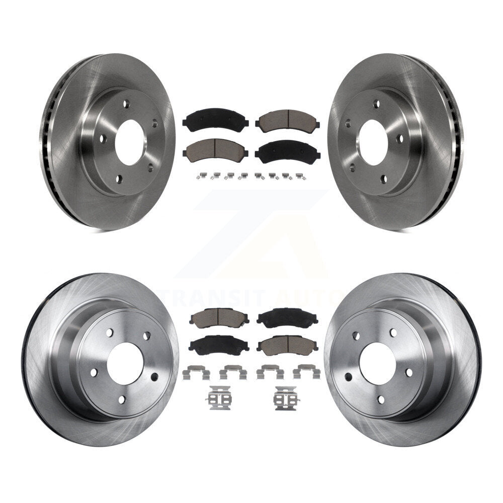 [Avant + Arrière] Kit de Disque et plaquette (céramique) de frein pour Chevrolet S10 Blazer GMC Sonoma Jimmy Oldsmobile Bravada Isuzu Hombre K8C-100728