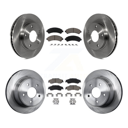 [Avant + Arrière] Kit de Disque et plaquette (céramique) de frein pour Chevrolet S10 Blazer GMC Sonoma Jimmy Oldsmobile Bravada Isuzu Hombre K8C-100728