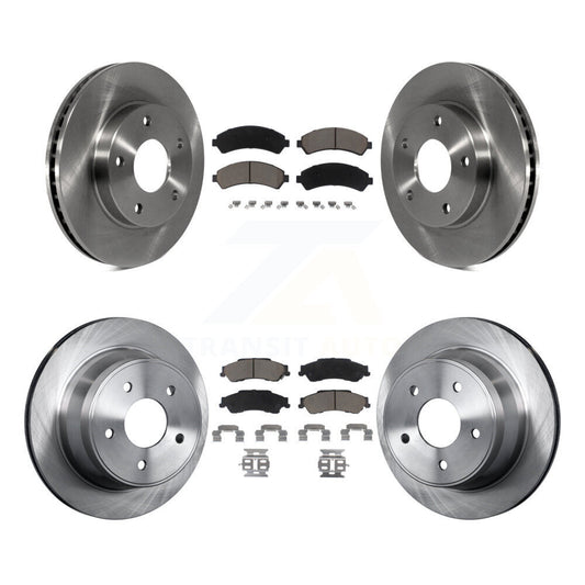 [Avant + Arrière] Kit de Disque et plaquette (céramique) de frein pour Chevrolet S10 Blazer GMC Sonoma Jimmy Oldsmobile Bravada Isuzu Hombre K8C-100728
