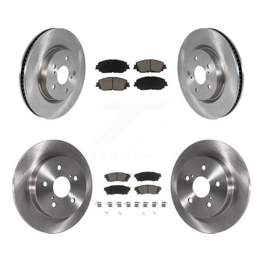 [Avant + Arrière] Kit de Disque et plaquette (céramique) de frein pour Toyota Camry RAV4 Lexus ES350 Avalon ES300h UX250h UX200 C-HR Venza ES250 Corolla Cross K8C-100730