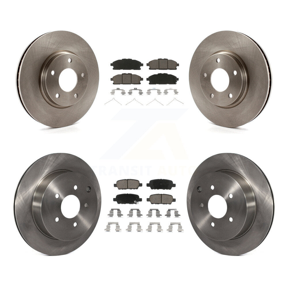[Avant + Arrière] Kit de Disque et plaquette (céramique) de frein pour 2011-2017 Nissan Quest K8C-100733